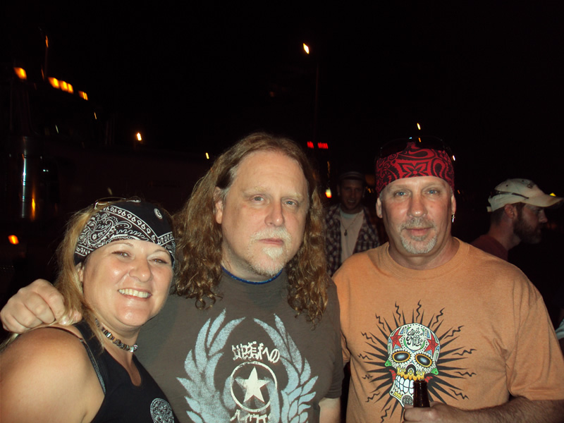 Warren Haynes, Greg Dunsmore, and Tammy Dunsmore Warren Haynes, Greg Dunsmore, and Tammy Dunsmore